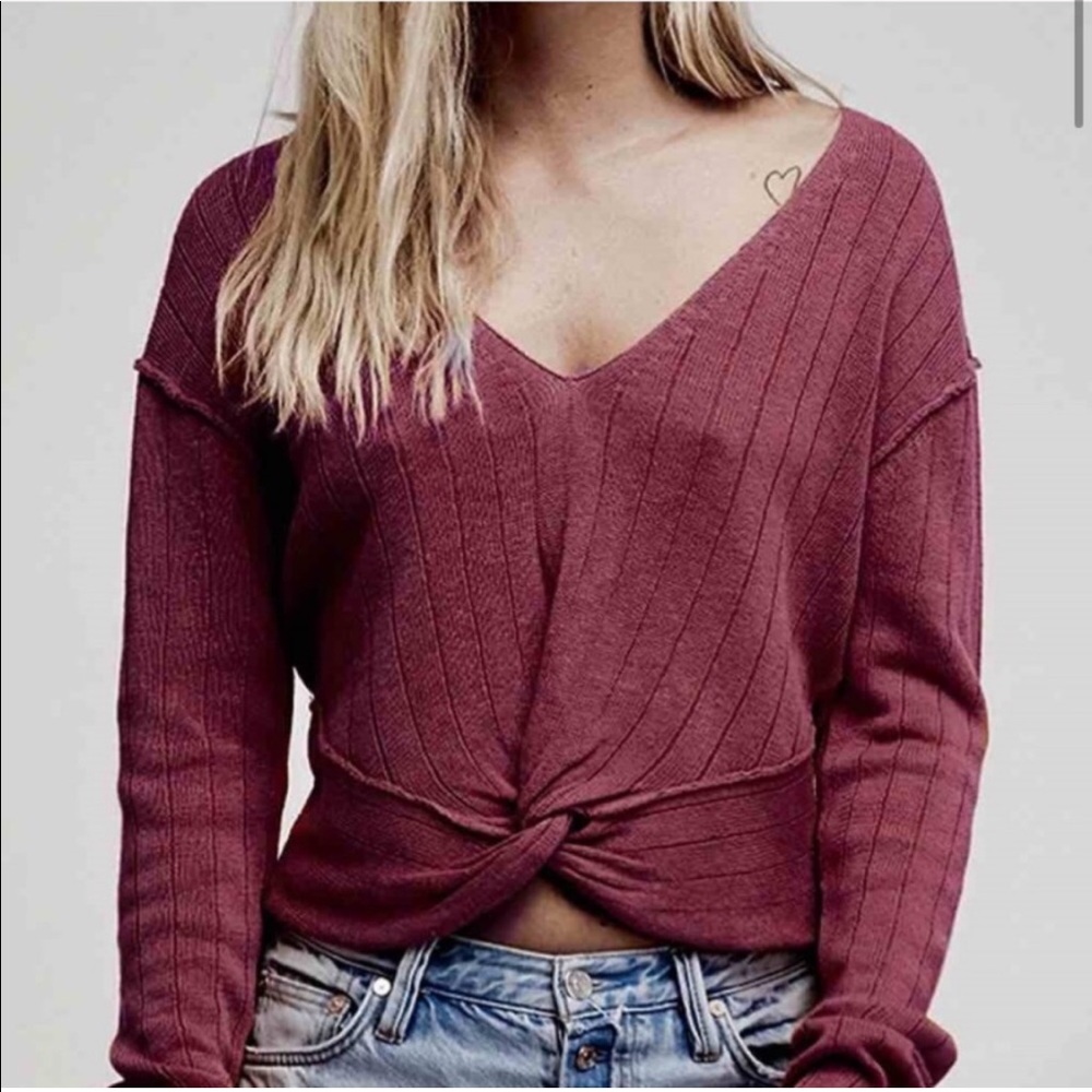 Free People Got Me Twisted Sweater - Picture 7 of 7